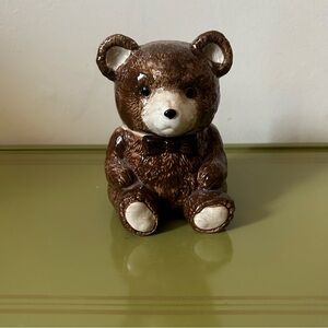 Vintage OTAGIRI Teddy Bear Honey Jar